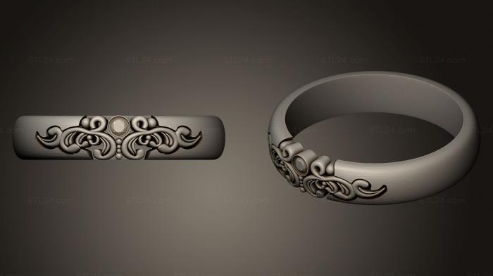 Jewelry rings (ring 54, JVLRP_0156) 3D models for cnc